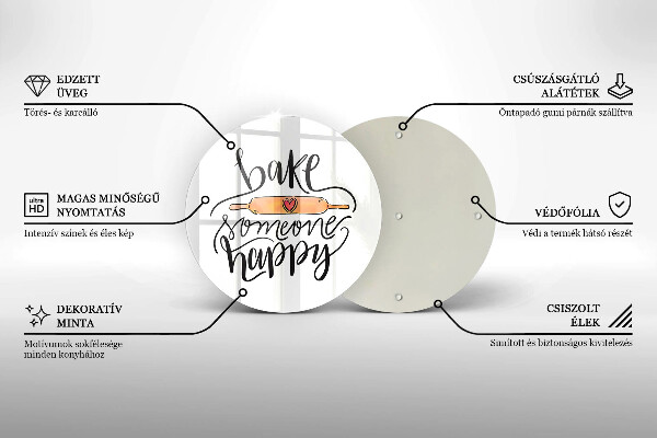 Glas Herdabdeckplatte Jemandem eine Freude machen