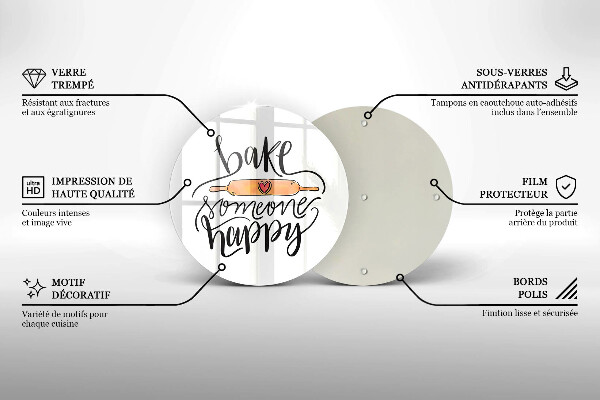 Glas Herdabdeckplatte Jemandem eine Freude machen