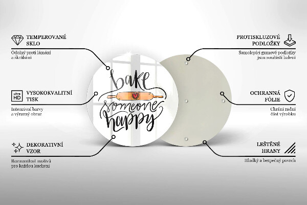 Glas Herdabdeckplatte Jemandem eine Freude machen