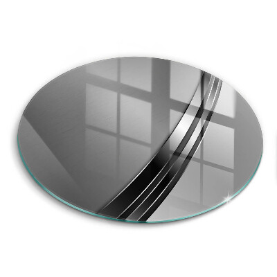 Glas Ceranfeldabdeckung Spritzschutz Metallabstraktion