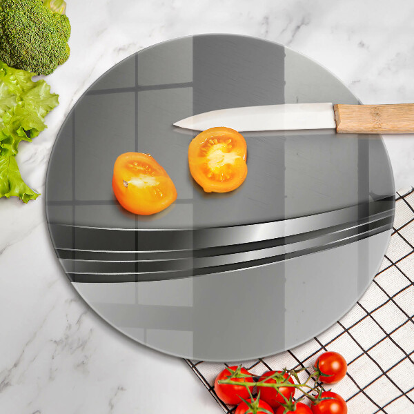 Glas Ceranfeldabdeckung Spritzschutz Metallabstraktion