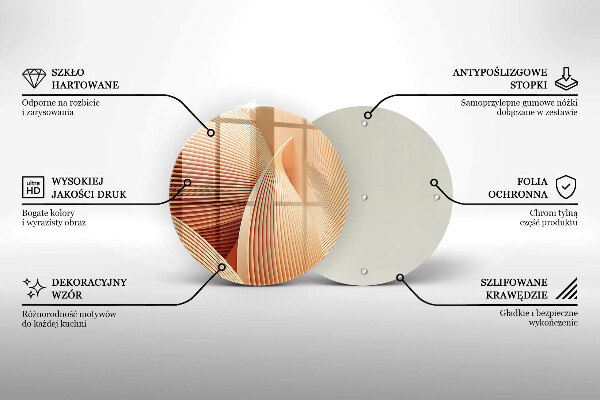 Glas Ceranfeldabdeckung Spritzschutz Moderne Komposition
