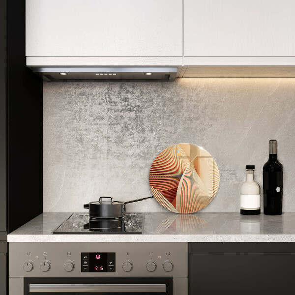 Glas Ceranfeldabdeckung Spritzschutz Moderne Komposition