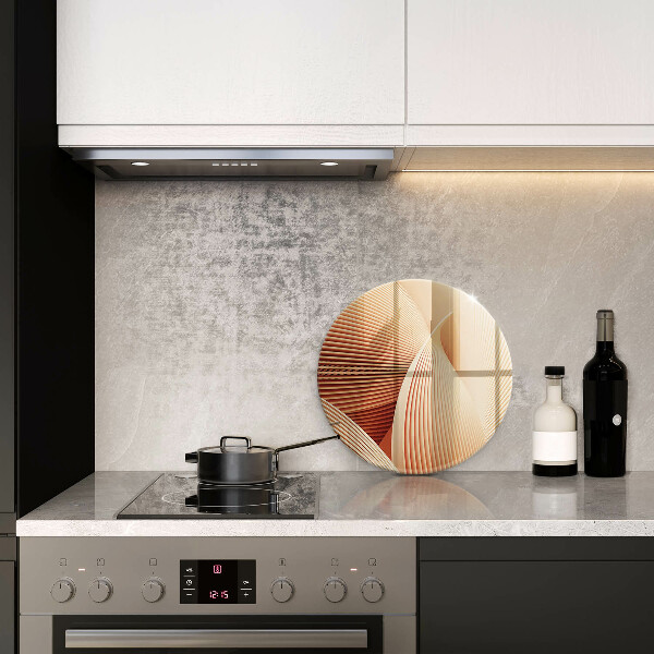 Glas Ceranfeldabdeckung Spritzschutz Moderne Komposition