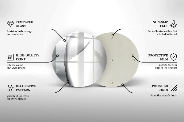 Glas Herdabdeckplatte Abstraktion aus silbernem Metall