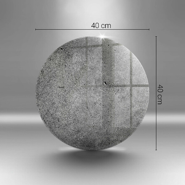 Glas Ceranfeldabdeckung Spritzschutz Betonsteinstruktur