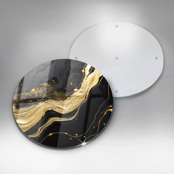 Glas Herdabdeckplatte Elegante Abstraktion