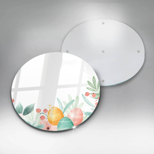 Glas Herdabdeckplatte Ostereier