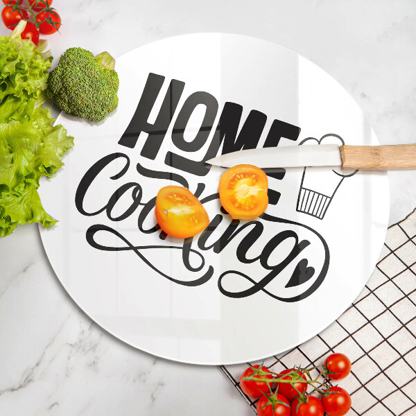 Glas Herdabdeckplatte Home cooking