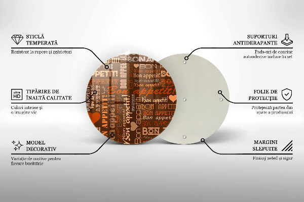 Glas Ceranfeldabdeckung Untertitel Bon appetit