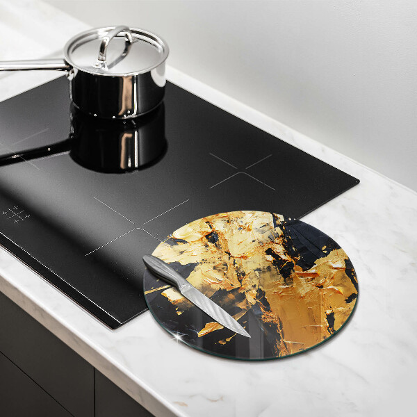 Glas Herdabdeckplatte Elegante Farbstruktur