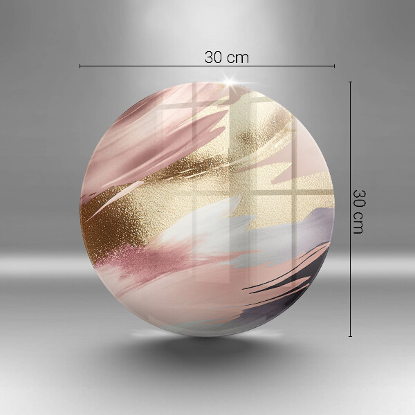 Glas Herdabdeckplatte Pastellflecken