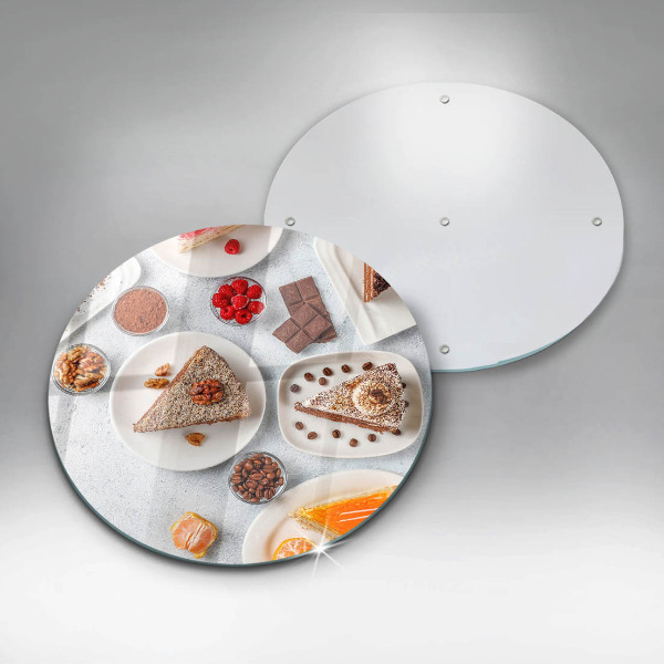 Glas Herdabdeckplatte Die Süße des Kuchens