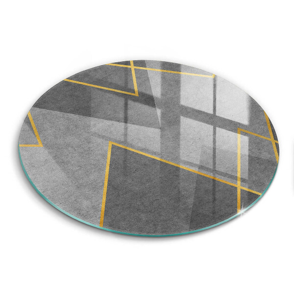 Glas Herdabdeckplatte Scharfe Formen