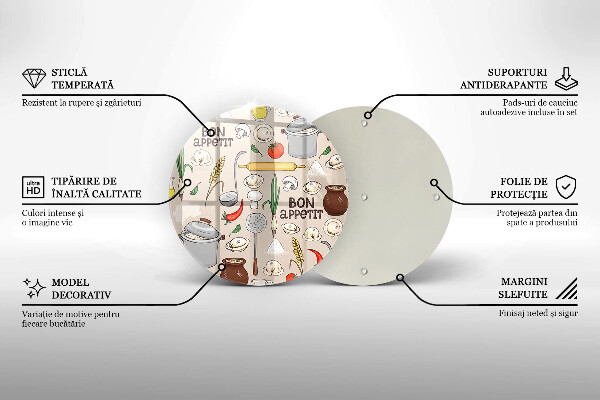 Glas Herdabdeckplatte Küchenillustration