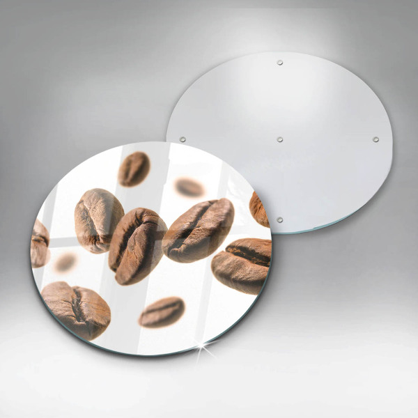Glas Herdabdeckplatte Kaffeebohnen
