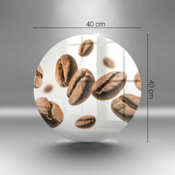 Glas Herdabdeckplatte Kaffeebohnen