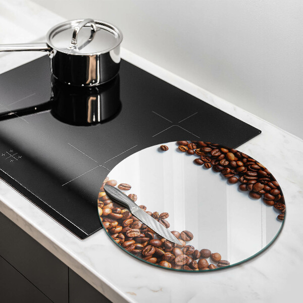 Glas Herdabdeckplatte Kaffeebohnen