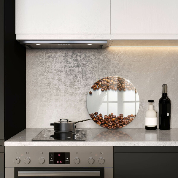 Glas Herdabdeckplatte Kaffeebohnen