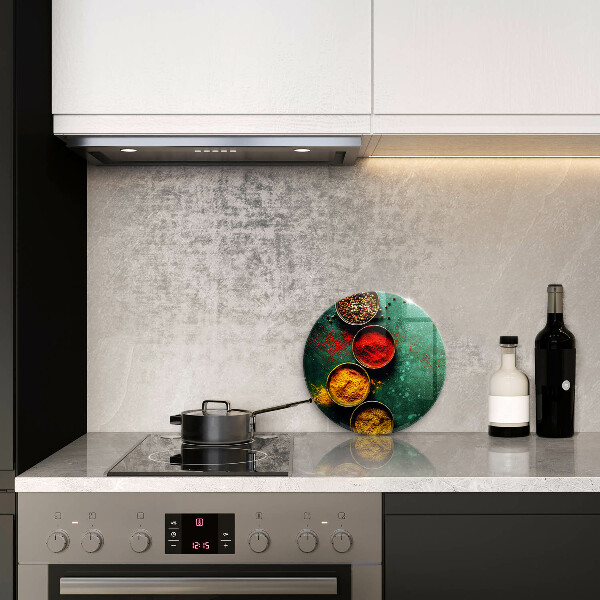 Glas Herdabdeckplatte Orientalische Gewürze