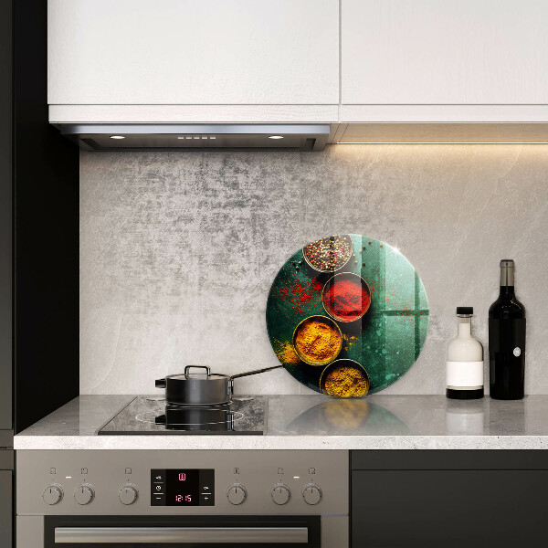 Glas Herdabdeckplatte Orientalische Gewürze
