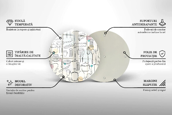 Glas Herdabdeckplatte Küchenzubehör