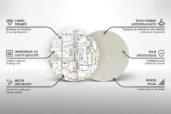Glas Herdabdeckplatte Küchenzubehör