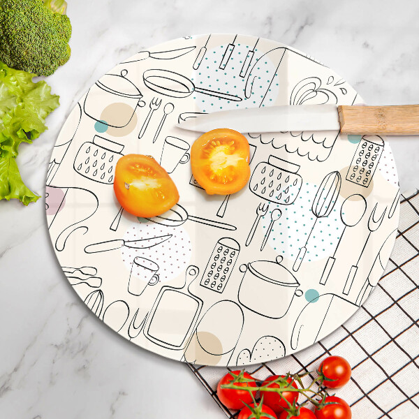 Glas Herdabdeckplatte Küchenzubehör