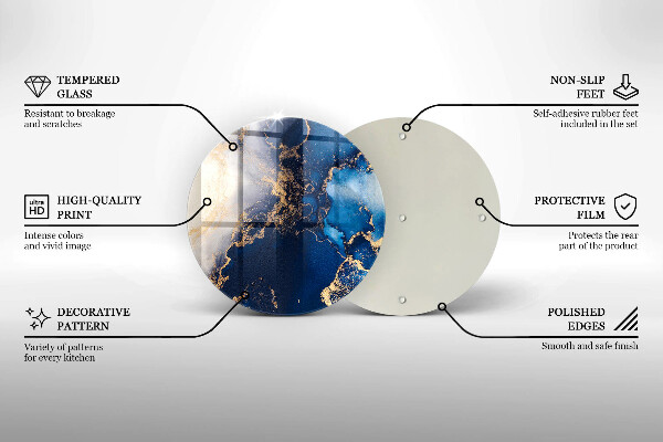 Glas Herdabdeckplatte Eleganter Hintergrund und Gold