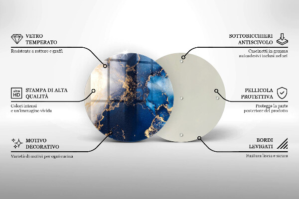 Glas Herdabdeckplatte Eleganter Hintergrund und Gold