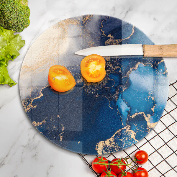 Glas Herdabdeckplatte Eleganter Hintergrund und Gold