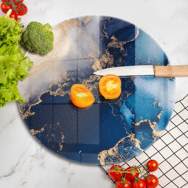 Glas Herdabdeckplatte Eleganter Hintergrund und Gold