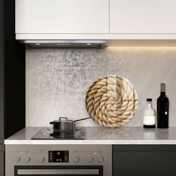 Glas Herdabdeckplatte Dickes Seil