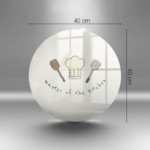 Glas Herdabdeckplatte Meister der Küche