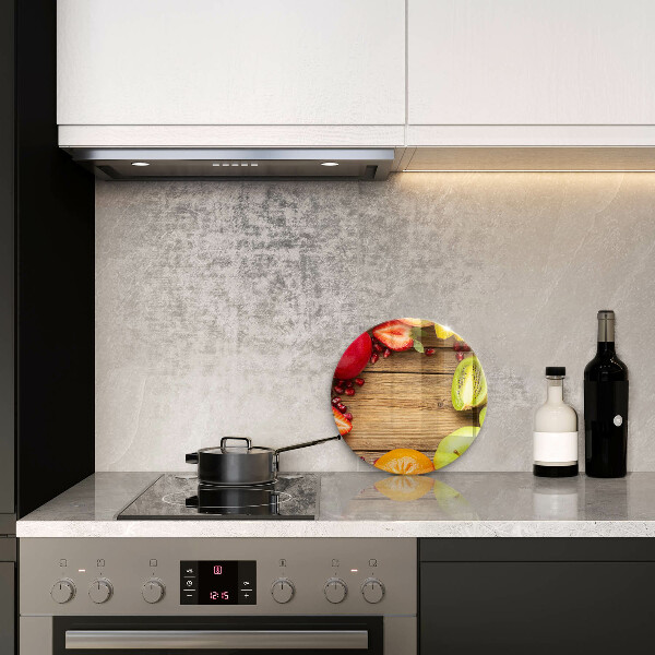 Glas Herdabdeckplatte Frisches Obst