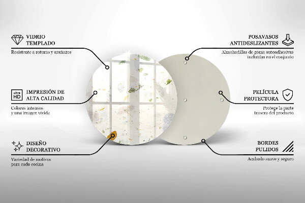 Glas Herdabdeckplatte Fallende Blätter