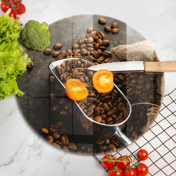 Glas Ceranfeldabdeckung Spritzschutz Kaffeebohnen