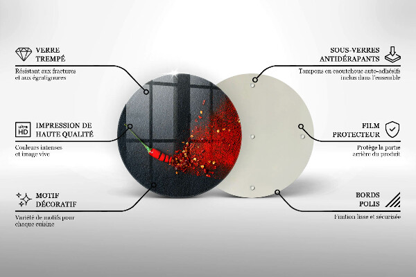 Glas Ceranfeldabdeckung Spritzschutz Chilischote