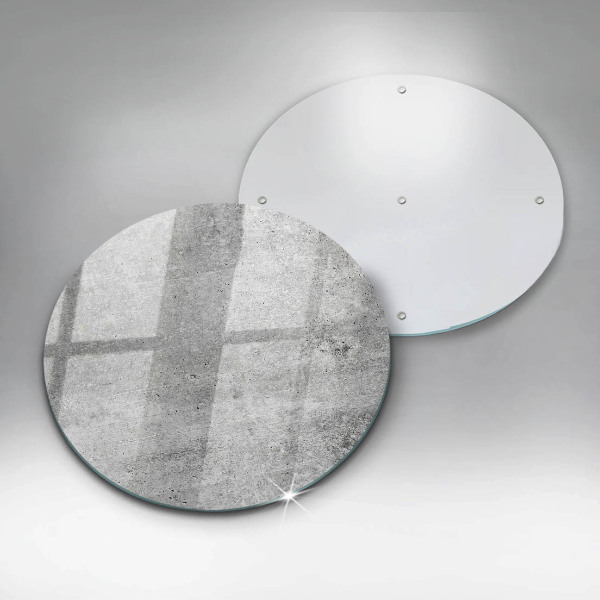 Glas Herdabdeckplatte Betonstruktur