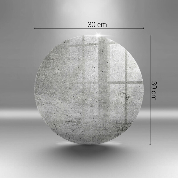 Glas Herdabdeckplatte Betonstruktur