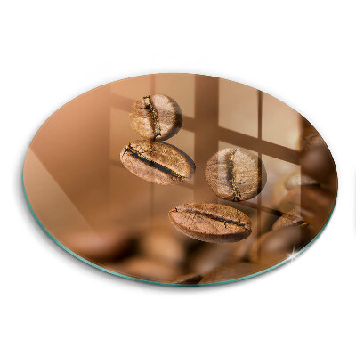 Glas Herdabdeckplatte Kaffeebohnen