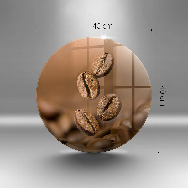 Glas Herdabdeckplatte Kaffeebohnen