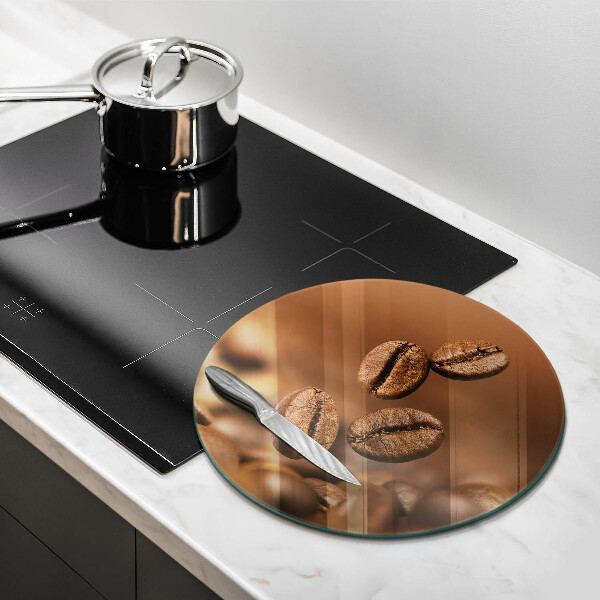 Glas Herdabdeckplatte Kaffeebohnen