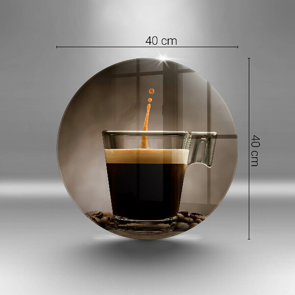 Glas Herdabdeckplatte Glas und Kaffeebohnen