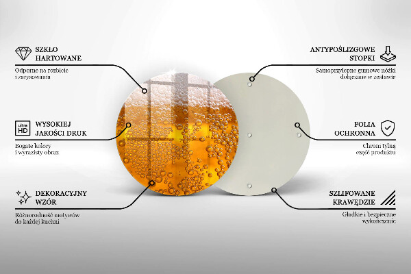 Glas Herdabdeckplatte Bierschaum trinken