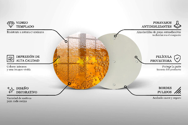 Glas Herdabdeckplatte Bierschaum trinken