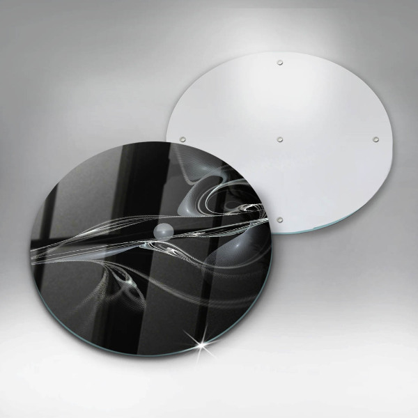 Glas Herdabdeckplatte Moderne Abstraktion