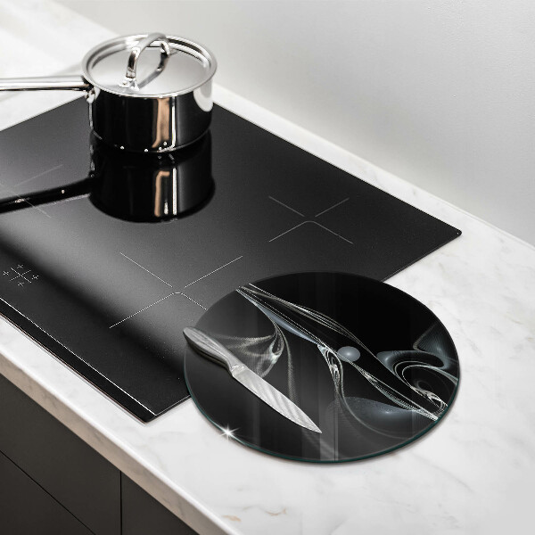Glas Herdabdeckplatte Moderne Abstraktion
