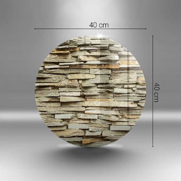 Glas Herdabdeckplatte Dekorative Steine