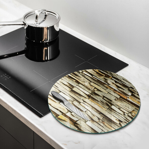 Glas Herdabdeckplatte Dekorative Steine